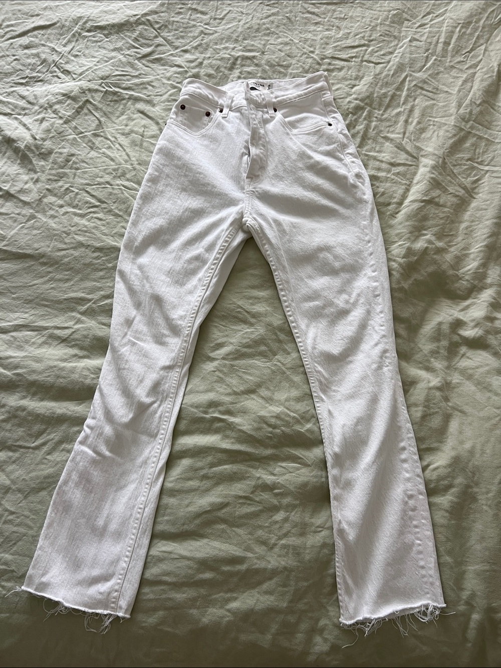 Abercrombie & Fitch Slim Straight Ultra High Rise Jeans - short length